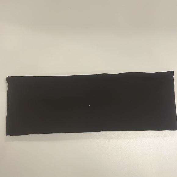 Hip Appeal Black stretch belt / with front & back Pouch w/ Blue Zipper size s/m - Picture 5 of 7